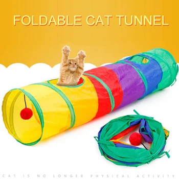 Sulankstomas Naminių Kačių Tunelio Žaislai Kačiukas Triušis Patalpų Lauko Kabinti Mokymo Kamuolys, Žaislai Tunelio Žaisti Žaislai Vamzdžiai Katė Prekes