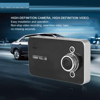 K6000 Auto Tachografo Automobilių Kameros DVR Kamera Vaizdo įrašymo 2,7 colio Full 080P Ultra Plataus Kampo Naktį, Funkcija