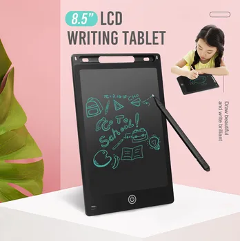 LCD Raštu Tabletė 8.5 colių Skaitmeninio Piešimo Elektroninių Rašysenos Trinkelėmis Pranešimą Grafika Valdybos Vaikai Rašymo Lenta Vaikams Dovanos