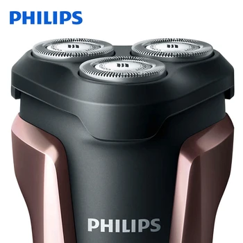 Philips S1060 Elektrinį skustuvą Pasukimo Įkrovimo Plaunama Skutimo Mašina su Trimis Plaukiojantieji Vadovai Vyrų Skustuvas Trigubas Peilis