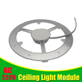 Lubų Šviestuvai LED Modulis AC220V 240V 12W 18W 24W Apvalus LED Šviesos Pakeisti Lubų Lempa Apšvietimo Šaltinis, Patogus Įrengimas