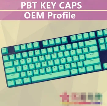 61/87/104 klavišus PBT Spalvinga Mechaninė Klaviatūros Klavišas Caps Permatomas Keycap už IKBC Filco GANSS OEM Profilis