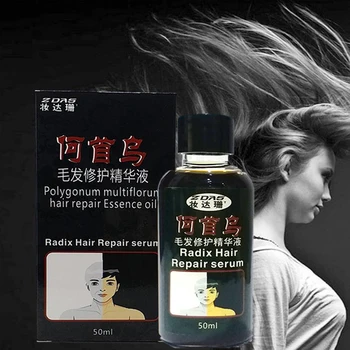 Natūralus organinis veiksminga Kinų žolinis vaistas pilka plaukų gydymas baltų plaukų terapija jokio šalutinio poveikio 50ml