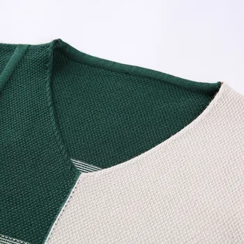 Vyrų Megztas Dryžuotas Jersey Megztiniai Prekės Megztinis Medvilnė Sweater Mens Trikotažas Vilnos Drabužius Camisa Masculina Dropshipping