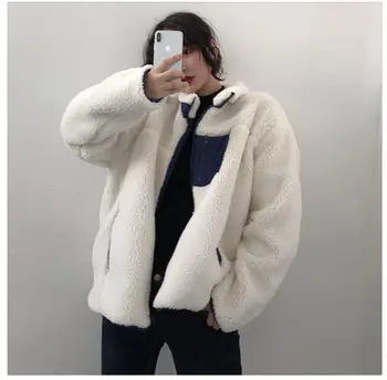 Ponios šiltos žiemos Dukart susidūrė su dirbtiniais kailių paltai moterų 2020 m. žiemos korėjos stiliaus ilgas kailis trumpas kailis