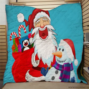 Namų Tekstilės Linksmų Kalėdų Antklodė Minkšta Mados Lova Dovana Vaikams Miegamieji Dekoruoti Unikalaus Dizaino Lovos Rinkinys