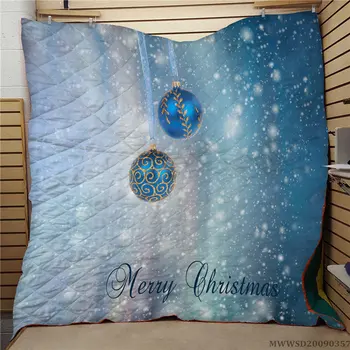 Namų Tekstilės Linksmų Kalėdų Antklodė Minkšta Mados Lova Dovana Vaikams Miegamieji Dekoruoti Unikalaus Dizaino Lovos Rinkinys