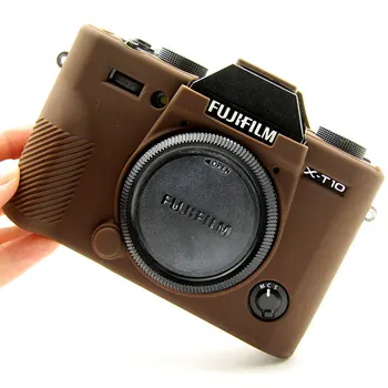 Minkšta Silikoninė Guma Padengti už Fuji Fujifilm X-T20 / X-T10 / XT20 / XT10 / X T20 / X T10 Skaitmeninio Fotoaparato Krepšys, Baterijos Atidarymas