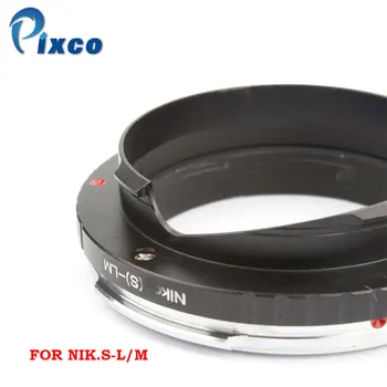 Pixco niko.S-L/M Objektyvo Adapteris Tiktų Nikon Mikroskopu S Objektyvas su Leica M Fotoaparatas