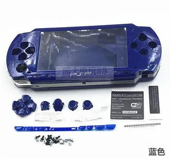 PSP atveju 1000 Full Shell Atveju Su Mygtukų Rinkiniai PSP1000 PSP 1000 Būsto Shell