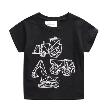 Šokinėja metrų Kūdikių Berniukų, Mergaičių Naujas Suprojektuoti Vasaros T Shirts, Vaikų trumpomis Rankovėmis, Animacinių filmų Marškinėliai Spausdinami Dinozaurai Karšto Pardavimo