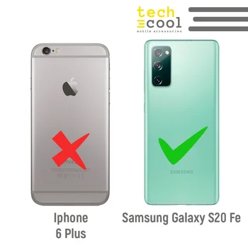 FunnyTech®Case for Samsung Galaxy S20-FE / S20 FE 5G l serijos Vienas Gabalas mini kaukoles skaidrus