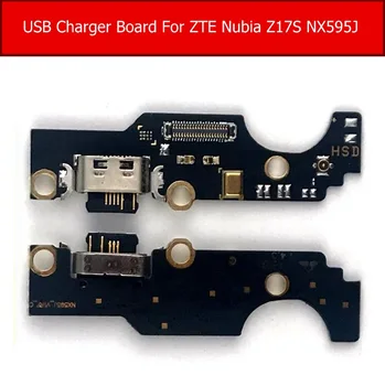 Usb Įkroviklis Valdybos ZTE Nubija Z17S NX595J USB Įkrovimo Lizdas Doko Jungtis Valdybos Flex Kabelis atsarginės Dalys