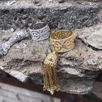 Prabangių KO Dizaino 925 Sterlingas Sidabro Kutas Piršto Žiedą, Tuščiaviduriai Moterų Elegantiškas Sun Star Kutas Vestuvių Papuošalai Fine Jewelry