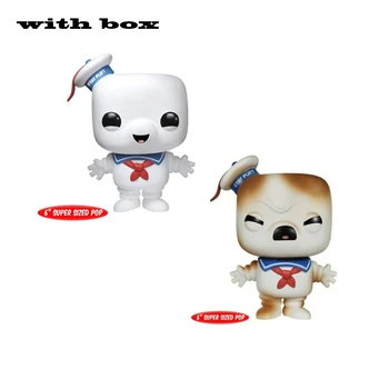 GhostBusters POP Likti Puft Marshmallow Vyras #109 su būda Vinilo Veiksmų Skaičiai brinquedos Kolekcijos Modelis Žaislai Vaikams dovanų