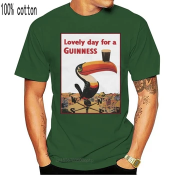 Graži Diena Už Gineso Derliaus Alaus Skelbimai Unisex Marškinėliai Harajuku Mados Viršūnes Classic Tee Marškinėliai