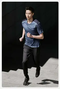 Youpin 90 Vyras vasarą Drėgmės wicking Trumpas rankovės Kvėpuojantis T-shirt Švelni oda-draugiškas Sveikatingumo bėgimas bėgimo marškinėliai
