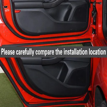 Automobilio Stilius Šoninės Durys Vidinis Decal Anti-lcd Apsauginių Anglies pluošto Flim Lipdukas 4Pcs/Nustatyti Ford Focus 2019 2020