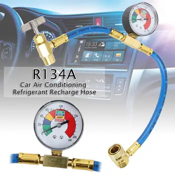 R134A Automobilių Oro Kondicionavimo ir Šaldymo Įkrauti Matavimo Žarna Įkrauti Matavimo Žarna Dujų matuoklį Automobilių reikmenys