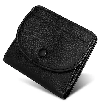 Monetos krepšys oda maži nešiojamieji piniginės monetos rankinėje ličiai modelis mažos piniginės