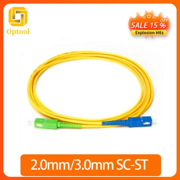5VNT/maišą SC/ UPC-SC/ APC Ryšio režimas, fiber optic patch cord Laidas 3.0 mm FTTH šviesolaidžio jumper kabelis
