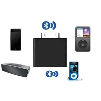 Muzikos Garso Siųstuvą, Bluetooth 2.1 EDR, Adapteris, Hifi Garso 30 Pin Stereo Ausinių Adapteris, skirtas iPod Classic