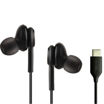 Naujas SAMSUNG Note10 EO-IG955 Tipas-C eraphones ausis su Mikrofonu Galaxy stereo triukšmo panaikinimo laisvų rankų įranga