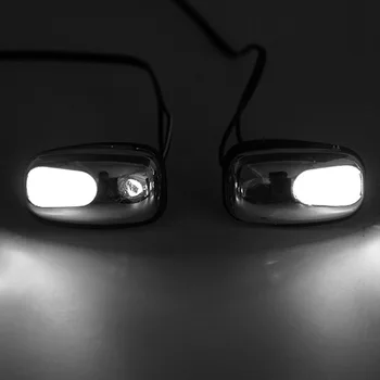 2vnt LED Šviesos Lempos Automobilių Aksesuarų prekinis, galinis Stiklo Valytuvas ir Plovimo Vandens Purkštukas Vandens Valytuvas, Plovimo Automobilio Žibintas Audi