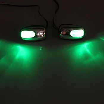 2vnt LED Šviesos Lempos Automobilių Aksesuarų prekinis, galinis Stiklo Valytuvas ir Plovimo Vandens Purkštukas Vandens Valytuvas, Plovimo Automobilio Žibintas Audi