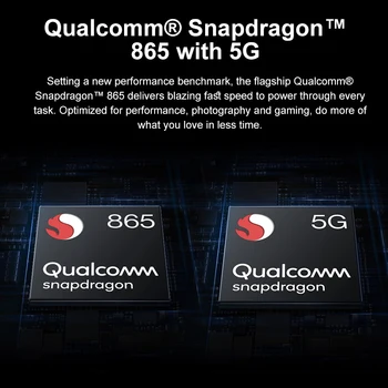 Pasaulio ROM OnePlus 8T 8 T Išmanųjį telefoną Snapdragon 865 128GB / 256 GB 6.55