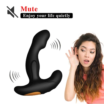 Lytis produktų, Silikono Butt plug analinis vibrador 12 Spartos Belaidžio Nuotolinio valdymo prostata masažas Analinio sekso žaislus Poroms gėjų sekso žaislai