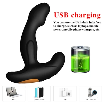 Lytis produktų, Silikono Butt plug analinis vibrador 12 Spartos Belaidžio Nuotolinio valdymo prostata masažas Analinio sekso žaislus Poroms gėjų sekso žaislai