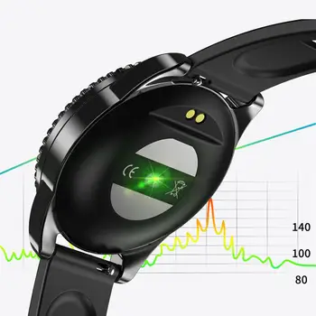 Kūno Temperatūros Stebėjimo Smart Žiūrėti IP68 Vandeniui Širdies ritmas, Kraujo Spaudimas Fitness Tracker Smartwatch 