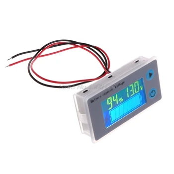 10-100V Universalus LCD Automobilinis Švino Rūgšties Ličio Baterijos Talpos Indikatorius Digital Voltmeter Įtampos Testeris Stebėti JS-C33 Sep23