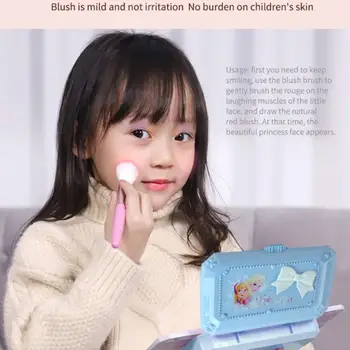 Disney Vaikams Makiažas Rinkinys Nešiojamų Saugus, netoksiškas Skalbti Apsimesti Žaisti Užšaldyti Kosmetikos Make Up Žaislas Vaikams, puošniai Apsirengti