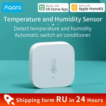 Aqara Temperatūros ir Drėgmės Jutiklis skirtas Xiaomi Protingo Namo Aplinkos Oro Slėgio Jutiklis Zigbee Ryšio dirbti Mi Home APP