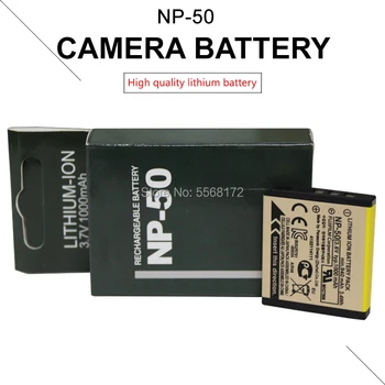 2vnt NP-50 NP50 D-LI68, DLI68 FNP50 D-L168 Baterija+BC-50 Kroviklis skirtas Fujifilm BC-50 X10 X20 XF1 F50 F75 F665 F900 F775