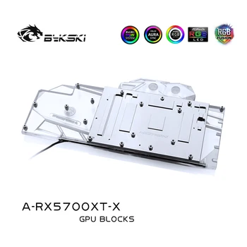 Bykski A-RX5700XT-X, Pilnas draudimas Grafika Kortelės Vandens Aušinimo Bloką, AMD Įkūrėjas Edition Radeon RX 5700 XT/ RX 5700