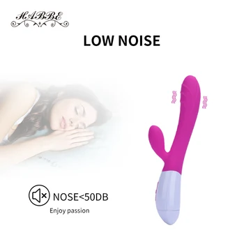 40 Greičio Sekso Žaislai Moteris Vibratorius G Spot Dildo Dviguba Vibracija Moterų Makšties Klitorio Silikoninis Vandeniui Suaugusiųjų Sekso Produktus