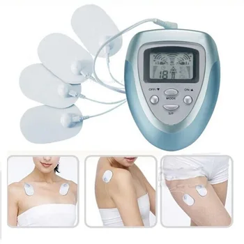 Elektros šoko nustatyti krūtų spenelių body massager su 4 lipnios terapijos elektrodai pleistrai Medicinos Tematikos sekso žaislas moteris