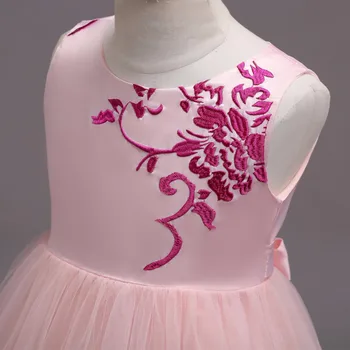 Naujas Atvykimo Grindų Ilgis Gėlių Mergaičių Suknelės 2019 Mėtų Žalia Kamuolys Suknelė Vaikai Inscenizacija Suknelės Siuvinėjimo Komunijos Suknelės