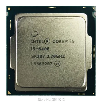 Intel Core i5-6400 i5 6400 2.7 GHz Quad-Core Quad-Sriegis CPU Procesorius 6M 65W LGA 1151