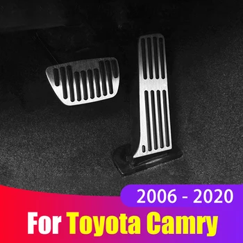 Automobilio Akceleratoriaus, Stabdžių Pedalas Kojoms Pedalo Plokštė Padengti Ne Slydimo Pedalo Interjero Pertvarkymo Toyota Camry 2006-2017 2018 2019 2020