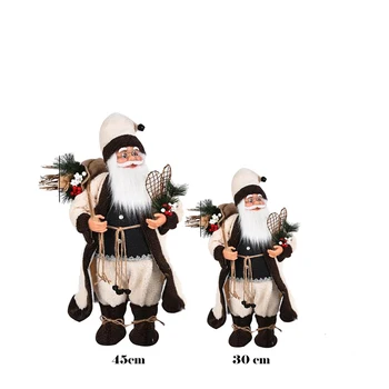 Naujųjų Metų Dovana Naują Kalėdų Dekoracijos, 30cm Kalėdų Senelio Lėlės Frameless aliejaus tapybai Pliušinis Santa Claus Žaislas Papuošalai Kalėdų