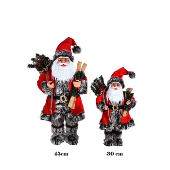 Naujųjų Metų Dovana Naują Kalėdų Dekoracijos, 30cm Kalėdų Senelio Lėlės Frameless aliejaus tapybai Pliušinis Santa Claus Žaislas Papuošalai Kalėdų