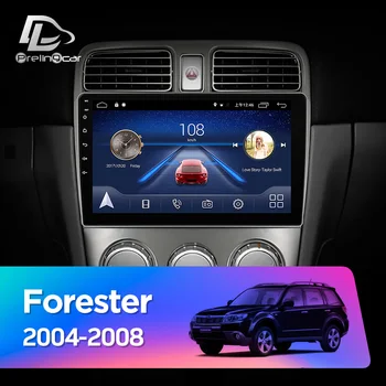 Prelingcar android 10.0 už subaru forester spoileris 2004-2008 metų Radijo Multimedia Vaizdo Grotuvas, Navigacija, GPS DSP stereo