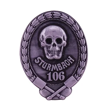 WW1 vokiečių Sturmbaon 106 Freikorp Ženklelis Medalis Kolekcionuojamų