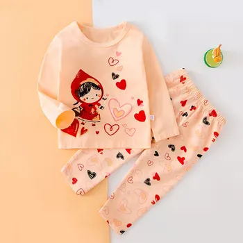 TUONXYE Vaikams, Cartoon Vienaragis Mergaitė Princesė Pižama Mergaitėms Rudenį Pižamos Vaikams Pijama Infantil Berniukai Namų Drabužiai Sleepwear
