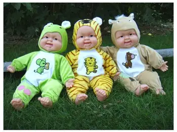 12 Stilių Gyvūnų Zodiako Lėlės Imituojamas Juokas Silikono Kūdikis Reborn Lėles Brinquedos Vaikų Žaislai, Gimtadienio Dovanos kūdikiams