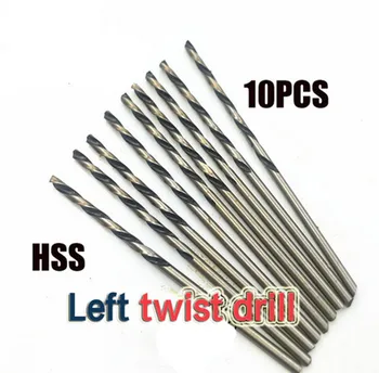 10vnt Kairėje būdas twist drill bit 0.5/0.6/0.7/0.8/0.9/1.0/1.1-2.8/2.9/3.0 mm